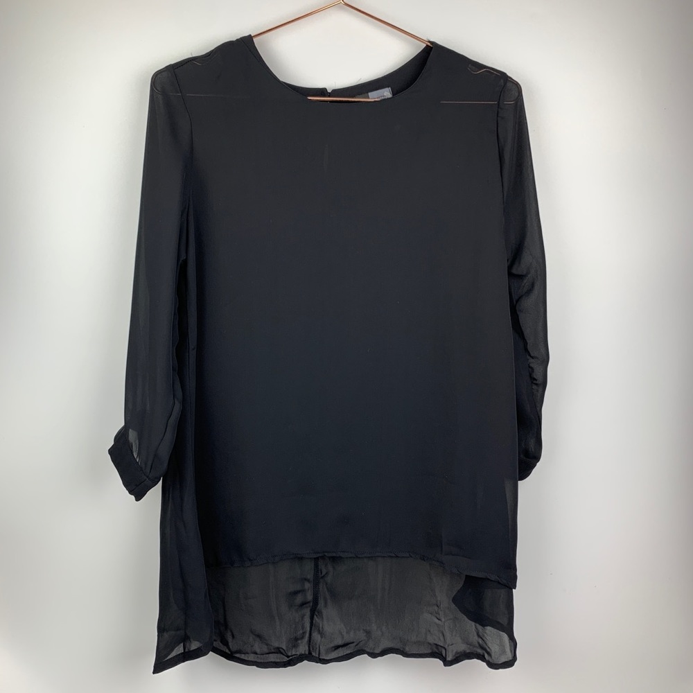 The Limited‎ Hi-Low Sheer Top